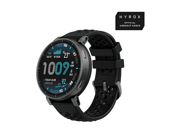 Smartwatch - Amazfit Active Max, Correa 22mm, Pantalla AMOLED 1,5”, 25 días de Autonomía, Bluetooth, NFC, 5 ATM, Negro
