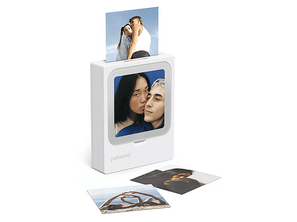 Impresora fotográfica - Polaroid Hi-Print 3x3 + 6 cartucho 10 hojas, Transferencia térmica por difusión de colorante, Vel. impresión <lt/>50s, Blanco