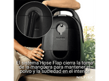 Aspirador con bolsa - Nilfisk Perform Allergy Plus, 750 W, 3.7 l, Filtración HEPA 14, Con luz LED, Negro