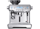 Cafetera express - Sage Oracle SES980BSS4EEU1, 15 bar, 2400 W, 2 Tazas, Pantalla LCD y botones, Acero Inoxidable