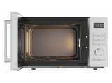Microondas con grill - Candy CMW323GDS 011, 800 W, 5 niveles, Wi-Fi hOn, 23 l, Plata