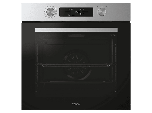 Horno - Candy  CA6 N5B3EYTX, Multifunción, Aqualisis + Pyrolysis, 78 l, 59.5 cm, Inox
