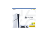 Consola - Sony PS5 Slim Standard, 1 TB SSD, 4K, 2 mandos DualSense, Chasis E, Blanco