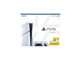 Consola - Sony PS5 Slim Standard, 1 TB SSD, 4K, 2 mandos DualSense, Chasis E, Blanco