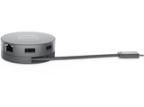 Hub - Dell DA310, 2x USB-A, 1x USB-C, 1x HDMI, 1x DisplayPort, 1x VGA, 1x RJ-45, Plateado