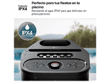 Altavoz de gran potencia - LG XBOOM Stage 501 AI, 220 W, Batería 25h Autonomía, Bluetooth, Luces LED, Efectos DJ, Karaoke, Efectos de Voz, IPX4, Negro