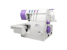 Remalladora - Alfa 8712 2/3/4hilos, Velocidad máxima: 1300 rpm, Motor Servo 100 W, Asa para transporte, Blanco y morado