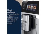 Cafetera superautomática - De'Longhi Eletta Ultra ECAM470.85.MB, 1450 W, 19 bar, Molinillo integrado, Depósito de leche, Táctil, 50 recetas, Metálico