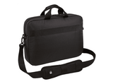 Maletín para portátil - Case Logic Propel, 16, Poliéster y espuma PE, Bolsillo para tablets hasta 12, Negro