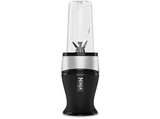 Batidora de vaso - Ninja QB3001EUS, 700 W, 0.47 l, 18000 rpm, 2 Vasos incluidos, Negro y Plata