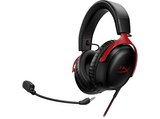 Auriculares gaming - HyperX Cloud III, Con cable, Audio espacial DTS®, Compatible PS5, XBOX Series X|S, Switch, Mac y móviles, Rojo