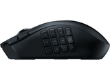 Ratón gaming - Razer Naga V2 Hyperspeed, Inalámbrico, 30000 DPI, 21 controles programables, Hasta 250 h, Negro