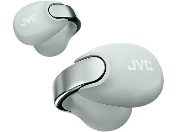 Auriculares conducción de aire - JVC HA-NP1T, Intraurales, Bluetooth, IPX4, 24h Autonomía, Bluetooth 5.3, Micrófono, Gris