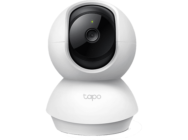 Cámara de vigilancia IP - TP-Link TC71, 2304 x 1296 píxeles, Función de Visión Nocturna, Compatible con Asistente de Google y Amazon Alexa, Blanco