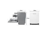 Lavavajillas integrable - LG DB273TX, 14 servicios, 9 programas, 59.8 cm,  Tercera bandeja, QuadWash™, Sin panelar