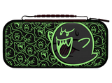 Funda Nintendo Switch - Turtle Beach Travel Case Plus Boo Hoo GLOW, Para Nintendo Switch, Switch OLED, Switch Lite, Brilla en la oscuridad, Gris