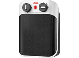 Calefactor - Ufesa CC1800IP, 1800 W, Hasta 20 m², 3 Velocidades, 2 Niveles de calor, LED, Blanco/Negro