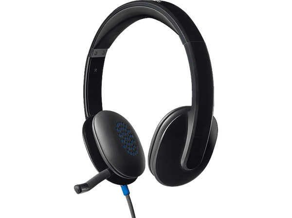 Auriculares - Logitech Headset H540, Diadema, Con cable, USB, Ecualizador incorporado, Micrófono con supresión de ruido, Botones multimedia, Negro