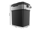 Nevera portátil - Cecotec Bolero TravelCooling 29L D, Inversor de corriente, Capacidad 29 L, Aislamiento espuma PU, Black