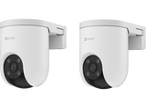 Cámara de vigilancia IP - Ezviz H8c SE 2K Duo Pack, 2304 × 1296, Función de visión nocturna, Vista panorámica, Seguimiento inteligente, Blanco