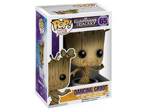 Figura Funko Pop! - Dancing Groot Guardians Of The Galaxy, 10 cm, Vinilo, Multicolor