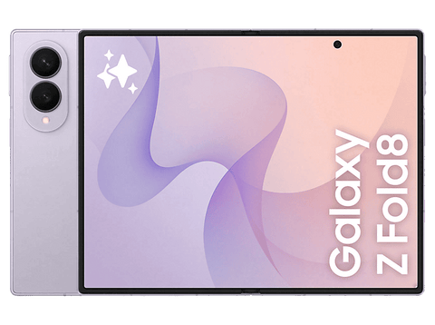 Móvil - Samsung Galaxy Z Fold8, Lavanda, 256 GB, 12 GB RAM, 7.6