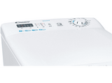 Lavadora carga superior - Candy Smart CST27LET-1S, 7kg, 1200rpm, 40cm , Detector de KG, 14 Programas, Blanco