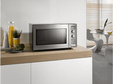 Microondas con grill - Miele M 6012 SC, 900 W, 7 niveles, Descongelación, 26 l, Inox