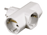 Ladrón enchufe - Hama 047843, Blanco