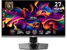 Monitor gaming - MSI MPG 271QRX QD-OLED, 26.5 ", WQHD, 0.03 ms, 360 Hz, FreeSync Premium Pro, USB-C , Negro