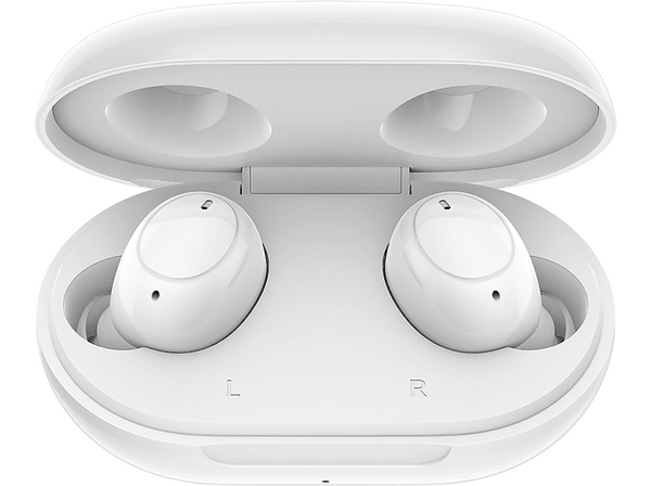 Auriculares True Wireless - OPPO Enco W12, TWS, De botón, BT, Hasta 30 horas, IP54, Blanco + Estuche de carga