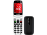 Móvil - Telefunken S445, Negro, 32MB RAM, 2.8", 800 mAh, Teclas grandes, Botón SOS