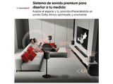 Barra de sonido - LG SoundSuite H7, 500 W,Bluetooth, 5.1.3  canales con Subwoofer integrado, Dolby Atmos FlexConnect, Negro