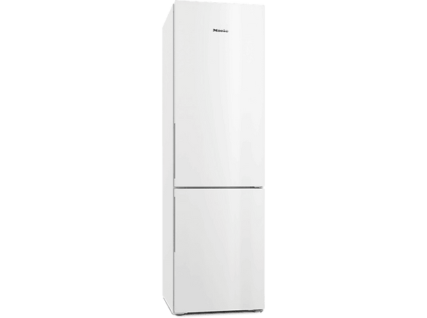 Frigorífico combi - Miele KFN 4395 DD WS, No Frost, 201 cm, 371 l, DailyFresh, ComfortClean, Blanco