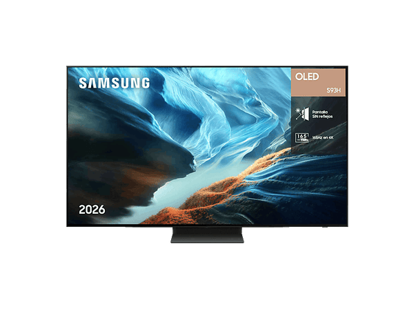 TV OLED 77" - Samsung TQ77S93HATXXC, OLED 4K, NQ4 AI Gen3, Smart TV, Full AI, Sin Reflejos, Negro