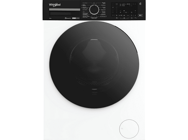 Lavadora carga frontal - Whirlpool WPM 07W ADS SPT, 10 kg, 1400 rpm, 11 Programas, Blanco