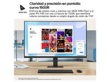 Monitor - LG 27U421A-B, 27 Full-HD, 100 Hz, 5 ms, VA curvo 1500R, HDMI, USB-C, Black Stabilizer, Negro mate