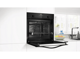 Horno a vapor - Balay 3HA5749N3, Serie Cristal, Multifunción, Pirolítico y por agua, 71 l, Aire Profesional 3D con vapor, AutoChef, 60 cm, Negro