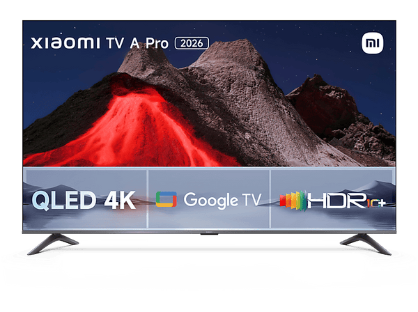 TV QLED 43" - Xiaomi 43 A PRO, QLED 4K, Quad cortex A55, Smart TV, Google TV, Negro