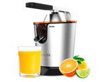 Exprimidor - Taurus Easy Press 1000 Legend SQ1000X, 0,65 l, 1000 W, Antigoteo, Acero inoxidable, Libre de BPA, Plateado