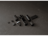 Cámara deportiva - DJI Osmo Pocket 4 Pack Creator, 4K, 4h Autonomía, Sensor CMOS de 1″, Estabilización de 3 ejes y Pantalla Táctil Giratoria, Negro