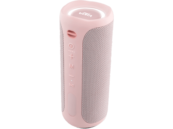 Altavoz inalámbrico - Vieta Pro Party, 40 W, True Wireless, 10 hs, IPX 7, Micrófono, Rosa