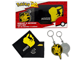 Pack Merchandising - Sherwood Pokemon - Set billetera + Llavero Pikachu 025, Licencia Oficial
