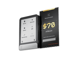 Crypto Wallet - Ledger Flex™ 70$ Bitcoin, Pantalla táctil de E Ink® 2.84, Bluetooth, Batería 200 mAh, Gris