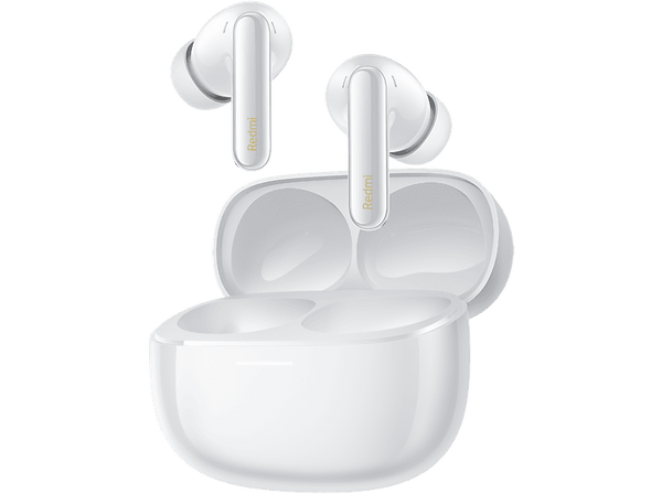 Auriculares True Wireless - Xiaomi Redmi Buds 6 Pro, Cancelación de ruido ANC, Batería hasta 36 horas, White