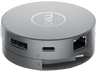 Hub - Dell DA310, 2x USB-A, 1x USB-C, 1x HDMI, 1x DisplayPort, 1x VGA, 1x RJ-45, Plateado