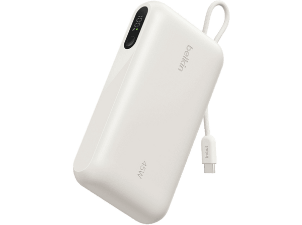 Powerbank - Belkin Boostcharge, 10000 mAh, 45W, USB Tipo-A y USB Tipo-C, Arena