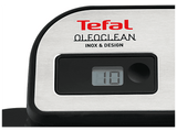 Freidora - Tefal FR8040, 2300 W, 3.5 l de aceite, 1.2 Kg de comida, Filtrado automático, Temporizador digital,  Negro, Acero inoxidable