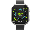 Smartwatch - Vieta Extrem 3, AMOLED 1.96, Aleación de zinc, Bluetooth, Autonomía 240 h, IP67, Negro