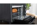 Mini horno - Cecotec Bake&Toast 2600 Black 4Pizza, 1500 W, 26 l, 230°C, Temporizador, 6 modos, Piedra especial pizza, Black